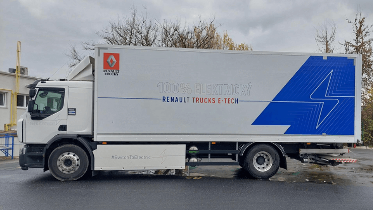 Zaměstnanci Isoveru testovali elektro kamion