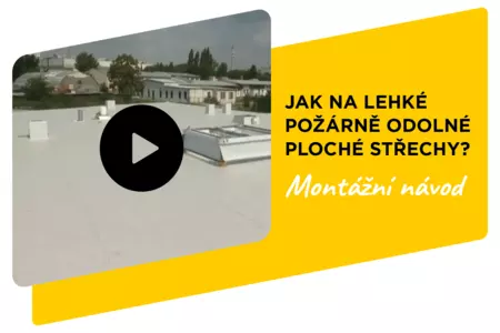 Jak na lehké požárně odolné ploché střechy?