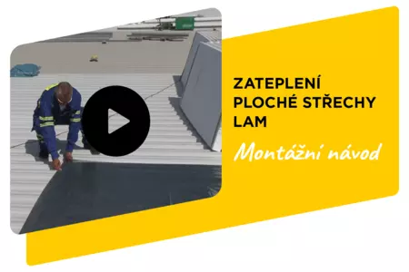 Zateplení ploché střechy LAM
