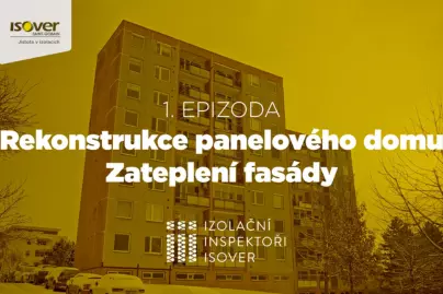 Izolační inspektoři Isover zateplení fasády panelového domu