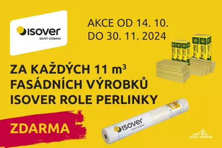 Nakupte fasádní výrobky Isover a odneste si perlinku zdarma