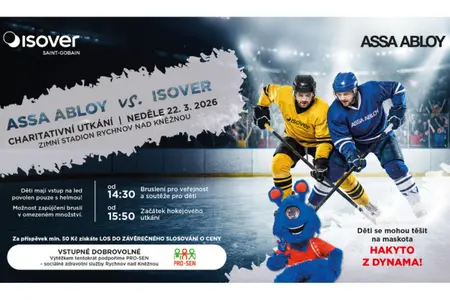 Charitativní hokejové utkání Isover vs. ASSA ABLOY
