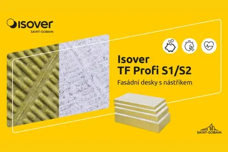 Isover TF Profi S1/S2 - Fasádní desky s nástřikem pro kontaktní zateplovací systémy