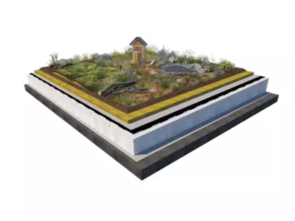 Biodiverzní střecha Isover