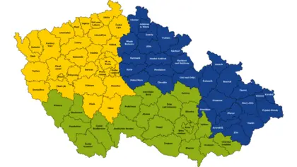 Mapa rozdělení objektoví manažeři