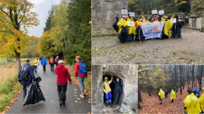 Dobrovolníci v Národním parku České Švýcarsko