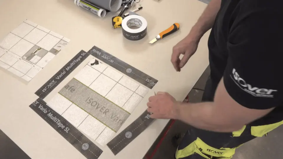 Poté odřízneme pásky vhodné délky