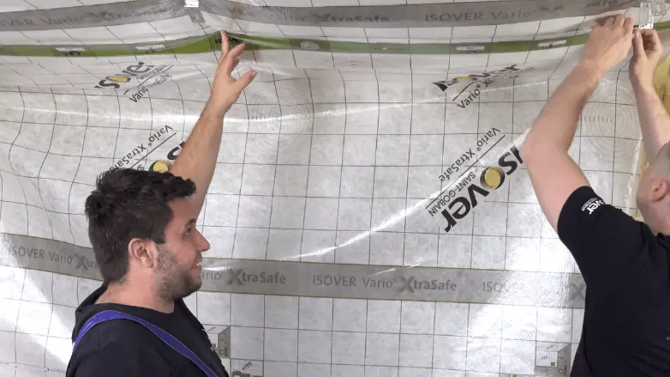 Lepení parozábrany