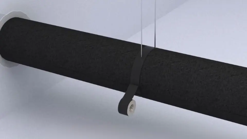 Přelepení příčného spoje černou hliníkovou páskou Protect Black Tape.