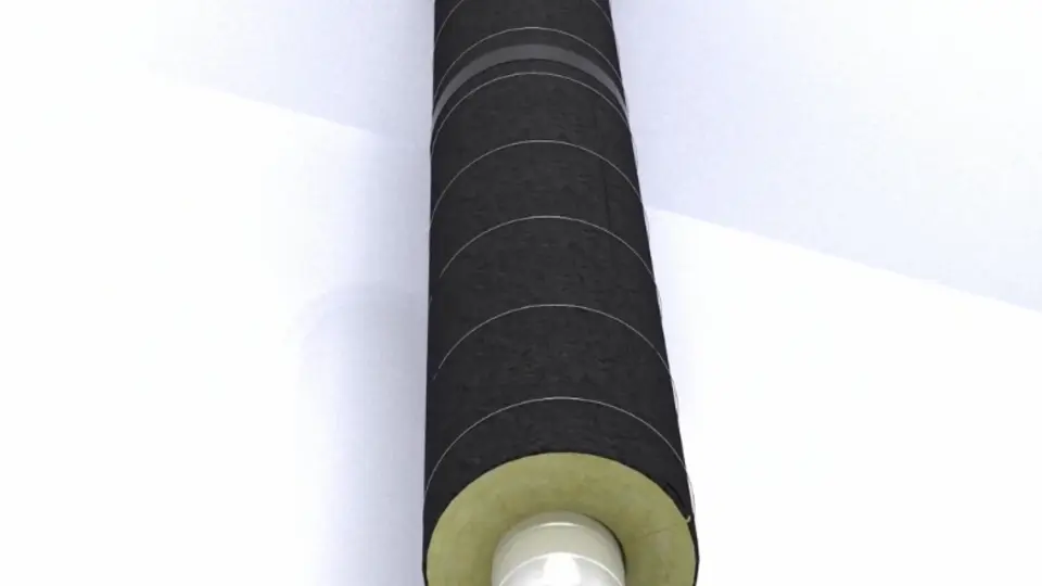 Zajišťování izolačních pouzder U Protect Vent Section pomocí ocelových drátů.