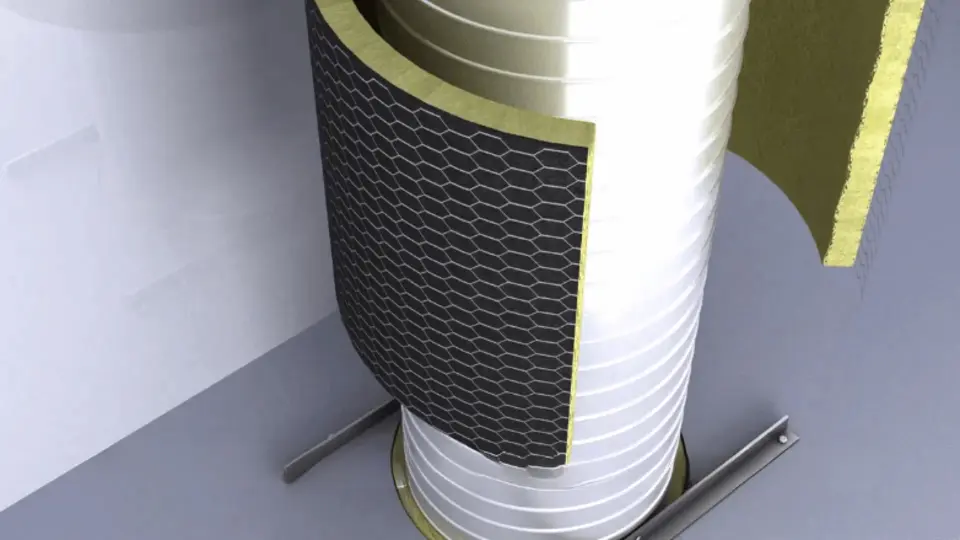 Montáž rohoží na pletivu U Protect Wired Mat.