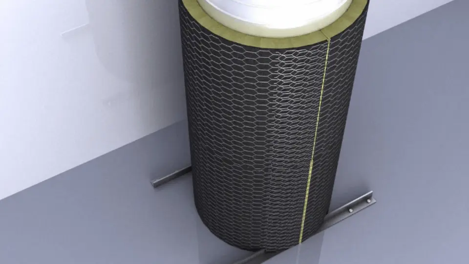 Kotvení rohoží na pletivu U Protect Wired Mat.