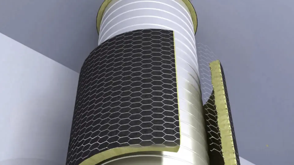 Montáž rohoží na pletivu U Protect Wired Mat.