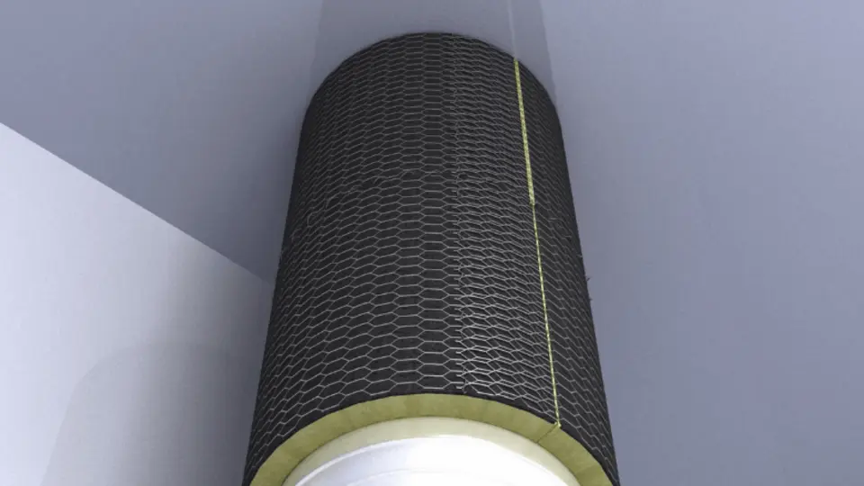 Kotvení rohoží na pletivu U Protect Wired Mat.