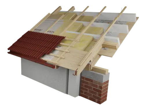 Isover X-Tram - Nadkrokevní systém zateplení